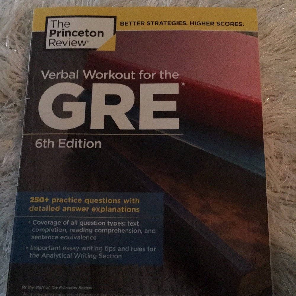 GRE verbal workbook 6th edition